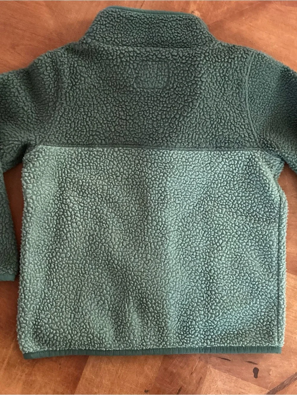 OshKosh B'gosh Toddler Boys Two-Tone Green Sherpa Fleece Full Zip Jacket Size 5T
